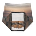 thumbnail image 7 of Sunset Over Calm Sea Women's Shorts Non-Slip Single Pocket A-line Trouser Skirt Summer Shorts Casual Shorts for Women, 7 of 7