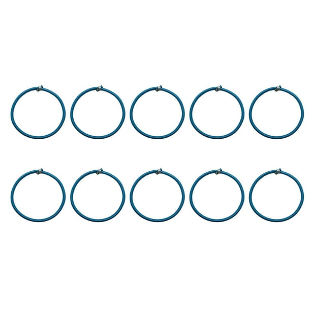 10x Cuerda elástica para trampolín, cuerda elástica para salto alto, cuerda elástica resistente Azul