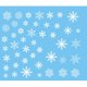 thumbnail image 1 of Pegatina 3D de Navidad Soidarity Tatuajes de Copos de Nieve para Manicura 6.4*5.2 cm, 1 of 6