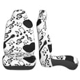 thumbnail image 2 of LAKIMCT Musical Music Notes Car Seat Covers Vehicle Front Seat Covers Universal Fit Seat Protector, 2 of 9