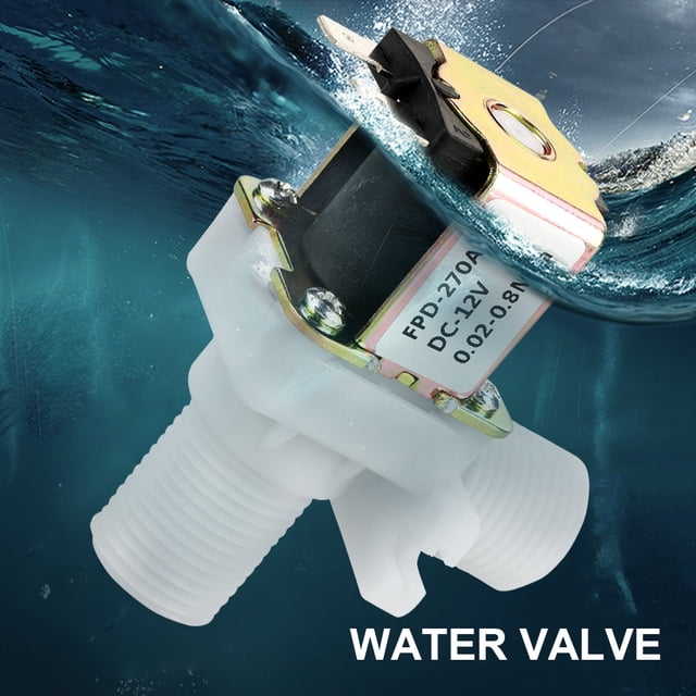 Válvula De Entrada De Agua N/c Válvula Eléctrica Solenoide Magnética Eléctrica Válvula Solenoide Válvula Solenoide N/c DC 12V DN15 G1/2 Plastic Electromagnetic Valve ANGGREK Otros