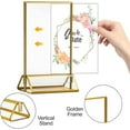 thumbnail image 2 of 12 Pack Acrylic Sign Holder, 4 x 6 inch Clear Display Stand Menu Flyer Holder for Wedding Party, 2 of 7