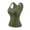 Army Green#built in bra tank tops, variant on Women's Summer Tops Built in Bra Tank Tops Seamless Wide Strap Tank Top Tummy Control Sleeveless Athletic Shirts Red,L
