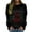 Black, variant on Long Sleeve Shirts for Women Hemlock Round Neck Long Sleeved Deer Merry Christmas Printed Hoodie Sweatshirt