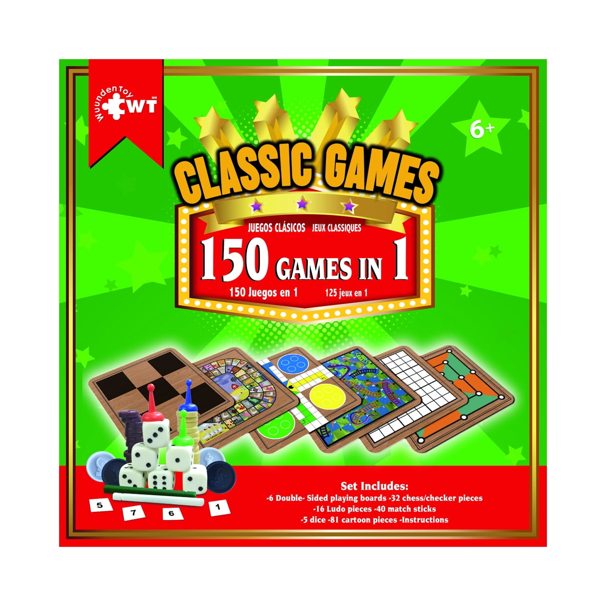 150in1 Children Game Board Game Toy Set for Kids Learning and