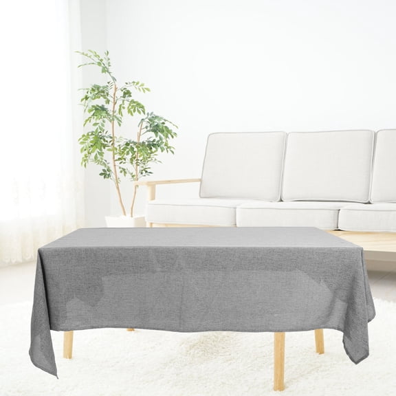 LOLIPPYY Cotton Linen Tablecloth for Home Dining, Fabric with Elegant Stitching, Perfect for Kitchen and Dining Room