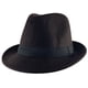 thumbnail image 1 of Top Headwear Bandado Fedora Hat - Brown- Large (58 cm) TOP HEADWEAR Sombrero de fieltro, 1 of 2
