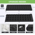 thumbnail image 4 of Seeutek Lounge Chair 29In XL 3 in 1 Metal Lounge Chairs Folding Adjustable Chaise Chair Black, 4 of 5