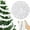 White, variant on Dalrosia Christmas Tree Garland Green LED Lighted Faux Fur Ribbon Artificial Furry Garland for Xmas Holiday Winter Indoor and Outdoor Decoration