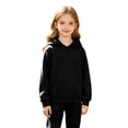 thumbnail image 5 of felwors Boys and Girls Oversized Hoodies Pullover Workout Sweatshirts for Teen Boys and Girls (Black,3-4 Years), 5 of 7