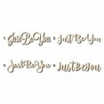 thumbnail image 1 of Just Be You Sign Unfinished Wood Cutout Home Decor DIY Option 3- 42" Wide / 1/2", 1 of 3