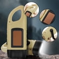 thumbnail image 3 of ERQVHQV Linterna solar Paquete de 2 linterna LED solar y linterna de manivela recargable Lámpara de emergencia para actividades al aire libre - Caqui [Clase de eficiencia energética A +++] oso de fresa Electrónica, 3 of 5