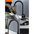 thumbnail image 4 of All-copper Drawing Kitchen Cold and Hot Water Faucet Universal Rotary Flume,Black E, 4 of 4