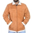 thumbnail image 1 of Classyak Veste en Cuir Suédé à Fourrure pour Homme, 1 of 2