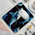 thumbnail image 2 of Shark 8.3x9.8 Inch Square Gaming Mouse Pad with Non-Slip Rubber Bottom, Printed Desk Mat for Office and Gaming, 2 of 6
