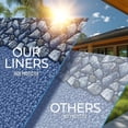 thumbnail image 3 of Shop Square 18' Round Above Ground Pool Liners, 52" Wall, Unibead Pool Liners, Standard Gauge, Boulder Swirl, 3 of 6