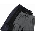thumbnail image 5 of PC Men's Fleece Jogger Sweatpants 3 Pack with Zipper Pockets, Adjustable Drawstring, Athletic Joggers, Sizes S-3XL, 5 of 5