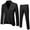 O-Black, variant on Kcodviy Kids Toddler Baby Boys Easter Outfits for Boys Spring Autumn Solid Long Dinosaur Baby Clothes Sleeve Pants Coat Vest Toddler Fall Outfits Boy Outfits 3Pc Suit Clothes