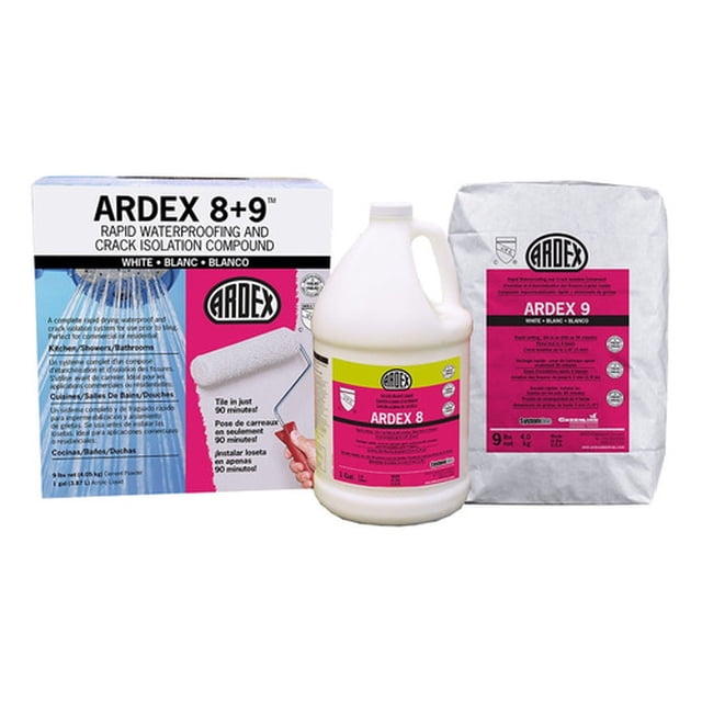 KIT IMPERMEABILIZANTE ARDEX 8+9 GRIS 1 GAL #16003