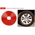 thumbnail image 3 of Decorativas para Cubo Coche Anticolisión Anillo Protección Neumáticos Antiarañazos para Cubo Pegatinas Línea Decorativa Suministros Modificación 8M (rojo, 3 of 9