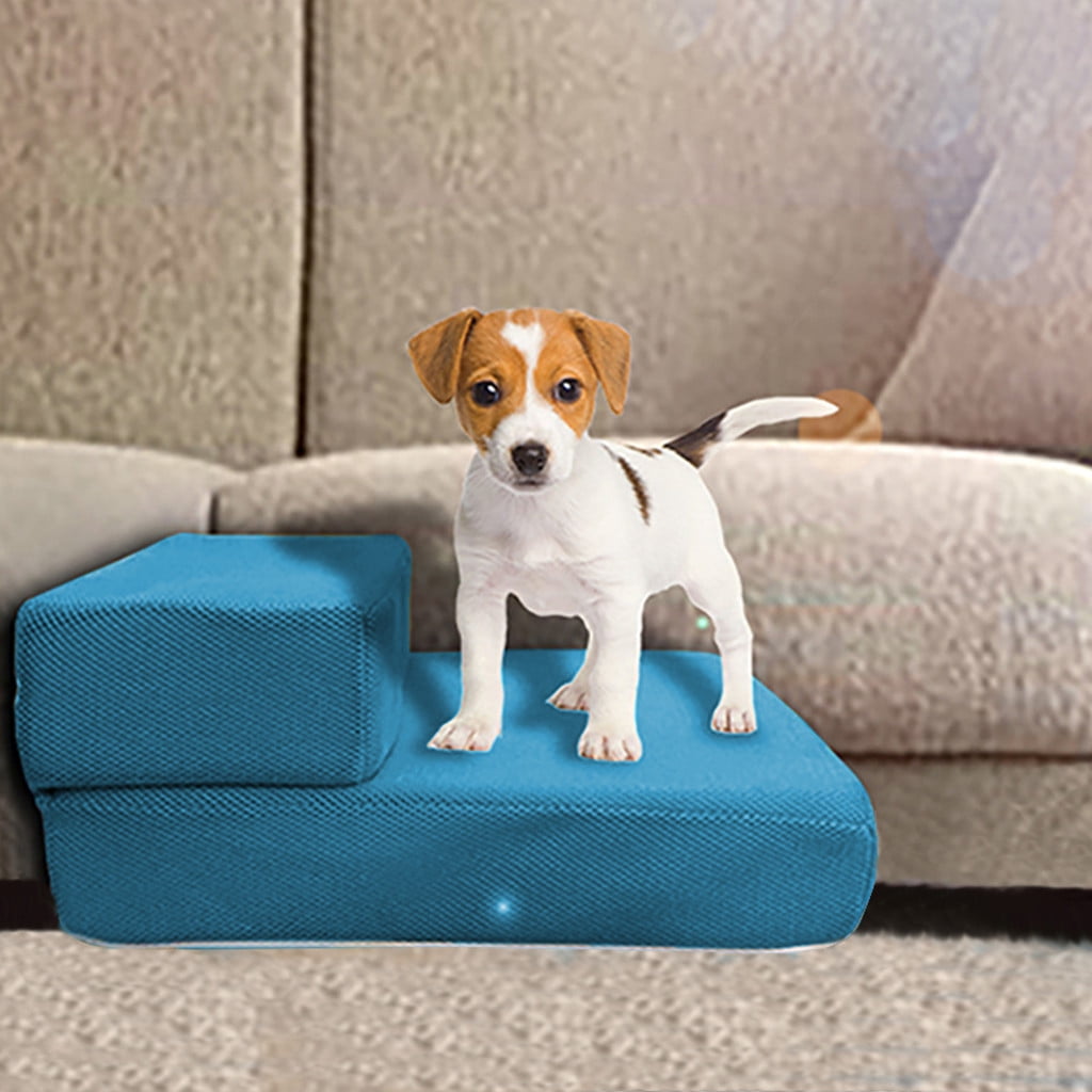 Treefloewr Breathable Mesh Foldable Pet Stairs Detachable Pet Bed
