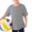 Grey, variant on Boys Tops Rash Guard Swim Shirt Short Sleeve Swimwear Toddler Kids Youth Rashguard Water Shirt for Outdoor Activities and Everyday