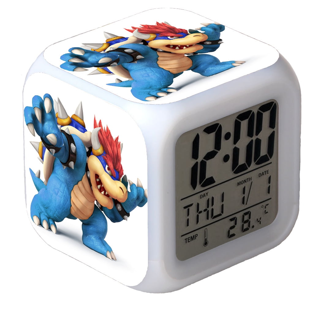 TIMPCV Rtimer Super Mario Bros 7 Color Changeable Digital Alarm Clock