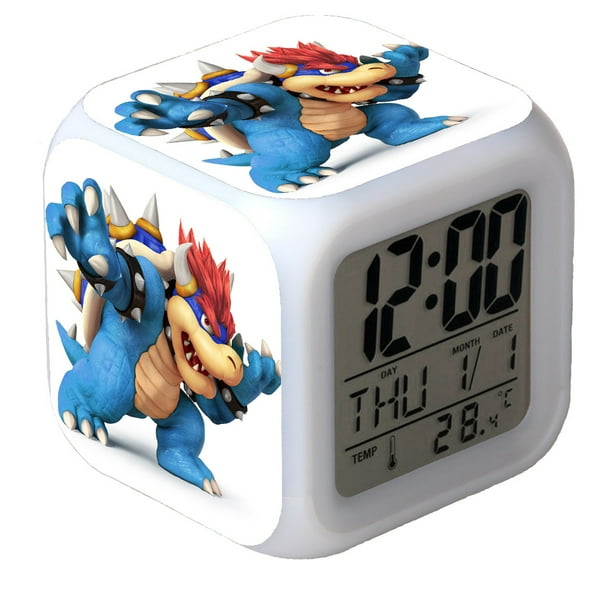 TIMPCV Rtimer Super Mario Bros 7 Color Changeable Digital Alarm Clock