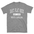 thumbnail image 1 of East Flat Rock North Carolina Classic Established Men's Cotton T-Shirt, 1 of 1