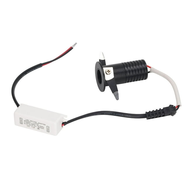 Projecteur Encastré LED 3W Mini Aluminium avec Driver LED pour Cuisines Armoires Plafonds, AC85-265V