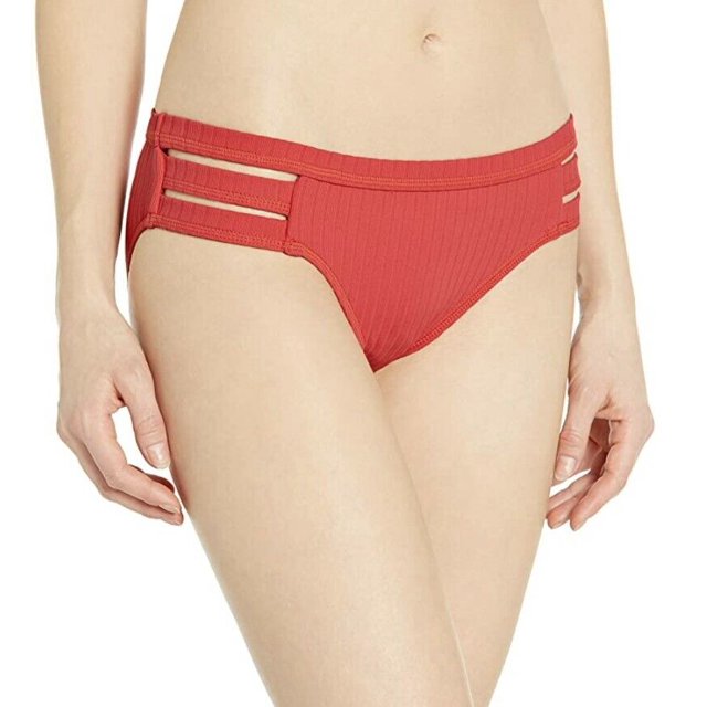 Seafolly 40284 Bas de Bikini Hipster à Bretelles Multiples en Côtes Inka Rib Épices ( 10 )