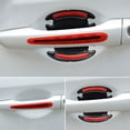 thumbnail image 4 of Car Door Handle Scratch Protective Sticker Reflective Strips Set, 4 of 8