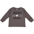 thumbnail image 3 of Inktastic Mimi's Favorite Heart Grandchild Boys or Girls Long Sleeve Toddler T-Shirt, 3 of 5