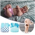 thumbnail image 3 of Paquete de 4 pañales de entrenamiento para bebés Pañales impermeables lavables Impresión ajustable A prueba de fugas Recién nacido Aprendizaje de enfermería Envoltura Tipo 5 Yuarrent BA000363-05, 3 of 7