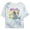 White/Blue, variant on Junior's Winnie the Pooh Retro Spring Eeyore Crop Graphic Tee White/Blue Small