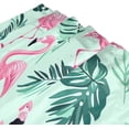 thumbnail image 3 of FREEAMG Flamingo Palm Shower Curtain Waterproof Fabric with 12 Hooks Bathroom Decorative Bath Curtain Set Polyester Fabric Machine Washable 60 x 72 Inch, 3 of 6