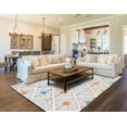 thumbnail image 4 of Motif Printed Faux Rabbit Blinx Ivory & Tan 8 ft. x 10 ft. Area Rug, 4 of 6