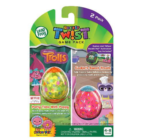 NEW LeapFrog RockIt Twist Trolls Party Time With Poppy And Cookie's Sweet Treat 