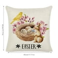 Easter Pillow Covers 17.7x17.7 Inches Decorative Throw Pillow Covers