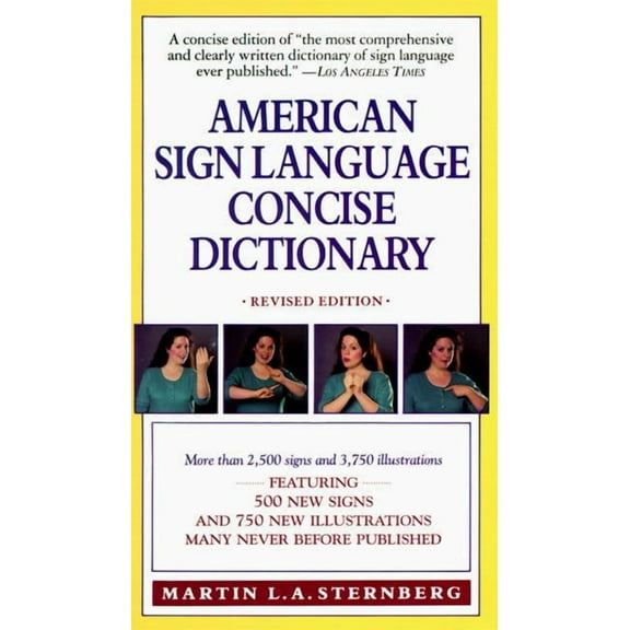 American Sign Language Concise Dictionary: Revised Edition, (Paperback)