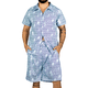 thumbnail image 1 of Conjunto Hombre Verano Camisa y Short a Juego Alberca Playa y Calor, 1 of 5