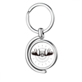 thumbnail image 1 of Elk Animaux en Forme de Rayonnement Tournant Porte-Clés en Métal Porte-Clés, 1 of 2