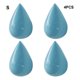 thumbnail image 3 of Matsuzay Ganchos de gota de agua modernos, colgador de abrigos creativo montado en la pared, decoración de pared, construcción robusta, 4 Decoración del hogar azul claro L, 3 of 6
