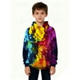 thumbnail image 2 of Tisuna Pullover Hoodie For Child Toddler Boys 3D Print Long Sleeve Hooded Sweatshirt Comfortable Leisure Kids Outdoor Wear 15-16 Years, 2 of 3