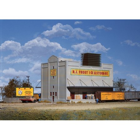 walthers - rj frost ice & storage -- kit - 11 x 11"  28 x 28cm - ho