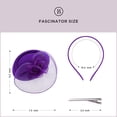 thumbnail image 6 of BABEYOND Fascinators Headband for Women, Purple, 6 of 14