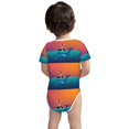 thumbnail image 5 of Daiia Lighthouse and Whale Printed Unisex-Baby Short Sleeve Onesies Bodysuits Baby Climbing Clothes Soft and Comfortable Romper with Expandable Shoulder Design-6 Months, 5 of 8