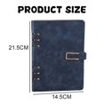thumbnail image 2 of SNNROO Durable Office & Student Organizer Executive Leather-Like 6-Ring Binder Notebook, 2 of 5