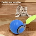 thumbnail image 4 of Juguete Automático Para Gatos, Pelota Giratoria Recargable Por USB, Juguete Interactivo Inteligente Con Luces LED De Arcoíris Para Tu Mascota., 4 of 7