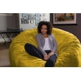 thumbnail image 4 of Sofa Sack Giant Microsuede Bean Bag Chair, Kids, Adults, 6ft, Lemon, 4 of 5